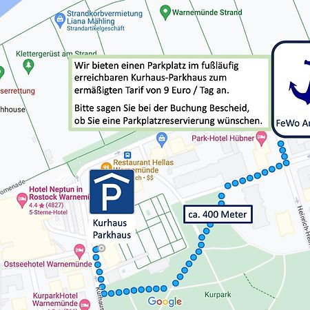 Ferienwohnung Ankerplatz Warnemünde Rostock Exterior foto